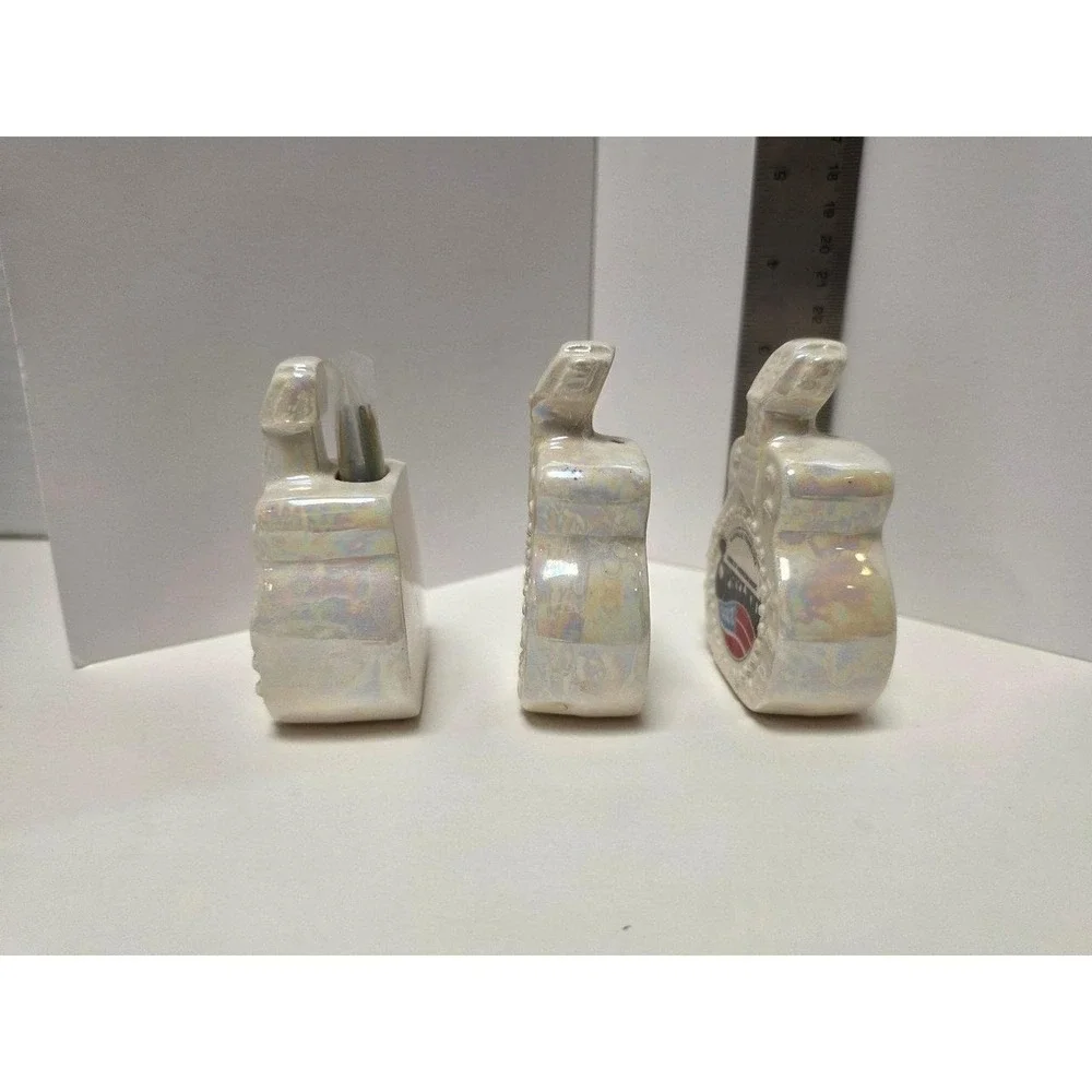 vintage souvenir salt and pepper shakers toothpick holder Opryland USA Nashville
